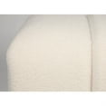 thumbnail image 6 of Jofran Tess Contemporary Modern Ivory Boucle Upholstered Plush Bench, 6 of 8