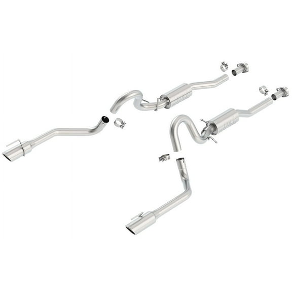 Borla 140067 Cat-Back "S-Type" System Exhaust Fits select: 1999-2004 FORD MUSTANG