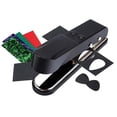 thumbnail image 2 of Guitar Pick Punch With Internal Strong Amp; Elastic Spring Include Leather Pick Holder 27 Pick Strips Diy Pick Maker Gift 2 Types Mimenor, 2 of 5