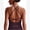 Plum, variant on IDOPIP Womens Cross Back Athletic Tank Tops with Bulit in Bra V Neck Longline Sports Gym Bra Workout Yoga Pilates Tops