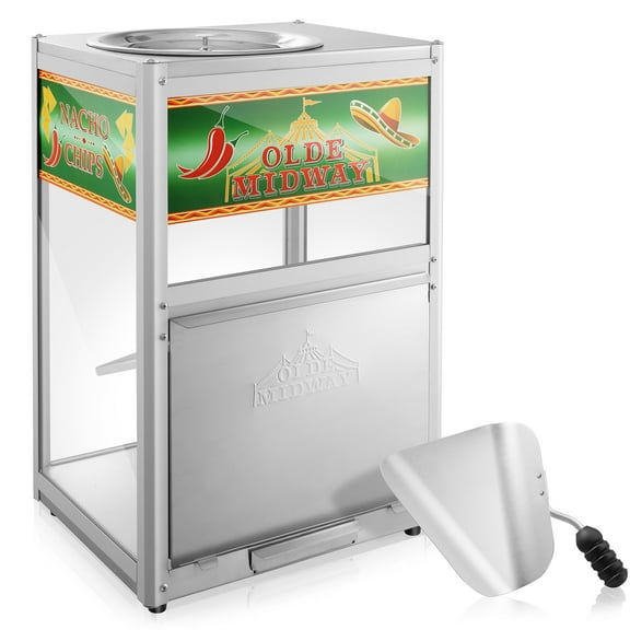 Olde Midway Nacho Chip Warmer Merchandiser w/ Scoop, Commercial Concession Station