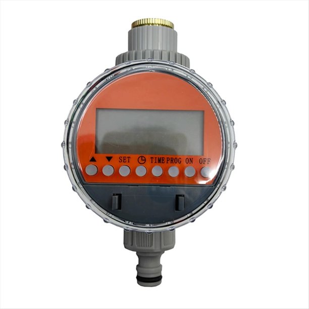 Temporizador de Riego con Válvula de Bola para Jardín, para Exteriores, Invernaderos, Flores, Plantas, Válvula de , Controlador de Riego Programable.