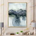 thumbnail image 2 of Minimalistic Landscape of Mountains Snow and Trees 30 in x 40 in Framed Painting Canvas Art Print, by Designart, 2 of 5
