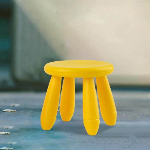 Taburete de simulación, silla, modelo de muebles, juguetes, taburetes en miniatura, silla, juguetes, accesorios de , Amarillo Hugo miniaturas de casa de muñecas