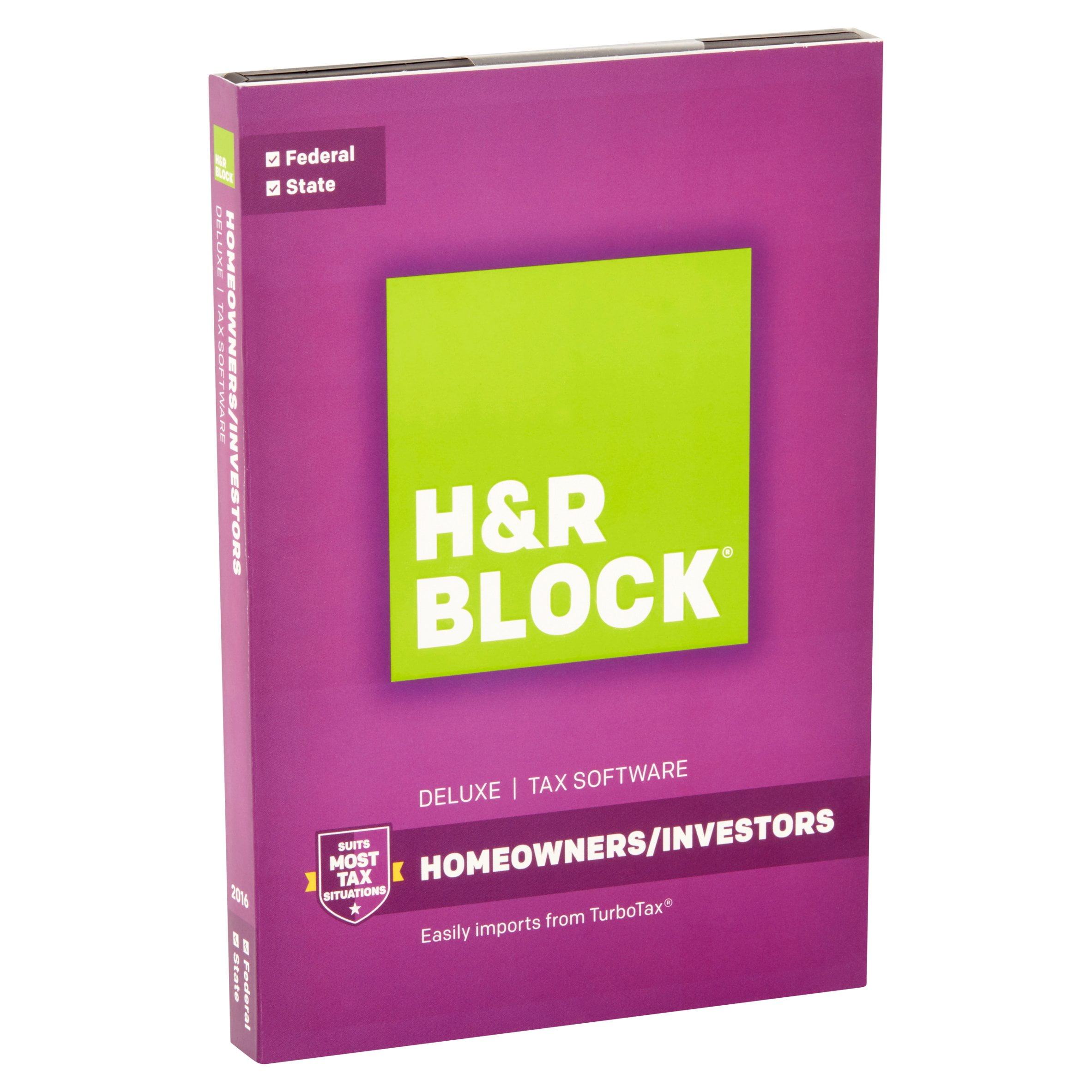 H R Block Deluxe Tax Software Walmart Com Walmart Com
