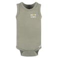 thumbnail image 4 of Gerber Baby Boy Sleeveless Bodysuits, 4-Pack, Sizes Newborn - 24 Months, 4 of 9