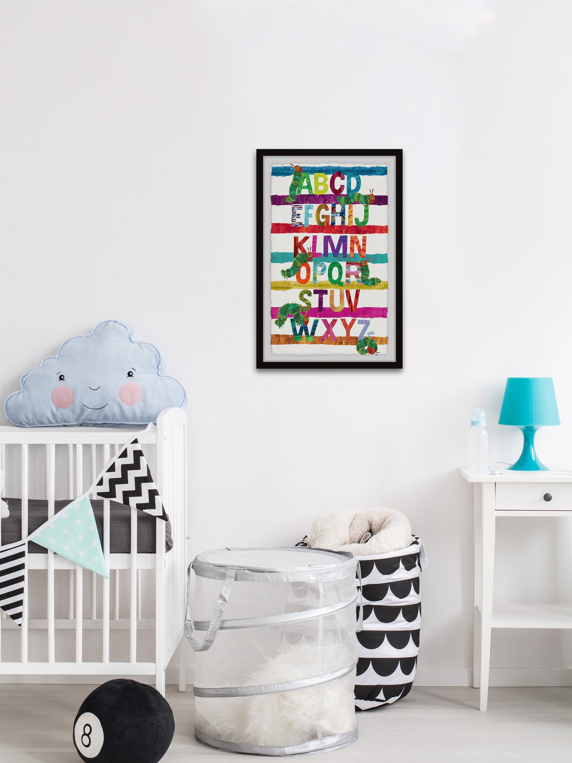 Marmont Hill Caterpillar Alphabet by Eric Carle Framed Wall Art