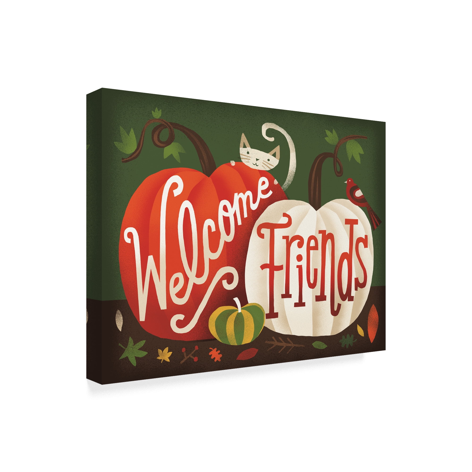 Trademark Fine Art 'Harvest Time Welcome Friends' Canvas Art by Michael Mullan