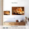 thumbnail image 3 of Elephant Stock Spa Treatment Essentials Wall Art - Horizontal Canvas Wall Art - Living Room Wall Decor - Wellness Canvas - Brown And Yellow Decor - 12" x 8", 3 of 4
