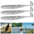 thumbnail image 3 of 20PCS Soft Plastic Fishing Lures T Tail Baits, Reflective Sequins with Attractive Motion for Fish Tackle, 3 of 7