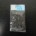thumbnail image 3 of 100 Pieces Fishing Swivels Flexible Professional Small Size Stainless Steel Rolling Barrel Swivel Protection Connector Tackle Accessory Snap Component 5#, 3 of 7