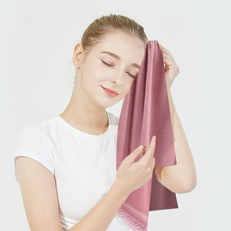 PALIFEUR Soft Cotton Bath Towels Highly Absorbent Quick-dry Kitchen Towels 13x29 inch Wash Cloths Solid Color Towels for Bathroom Gym Beach Towels