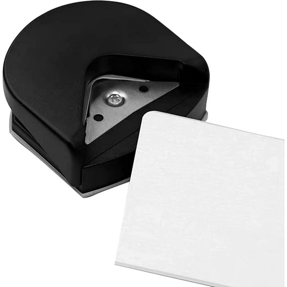 4mm Corner Cutter Tool, Blue Mini Portable Corner Rounder Punch Round Corner Trimmer Cutter 4mm For Card Photo Card Making DIY Projects Postcard Laminate Scrapbook Supplies Black