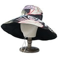 thumbnail image 3 of YAYUBA Super Wide Brim Sun Hat for Women Packable Reversible Double Side Wear Hats Summer Beach Bucket Cap,Black, 3 of 4