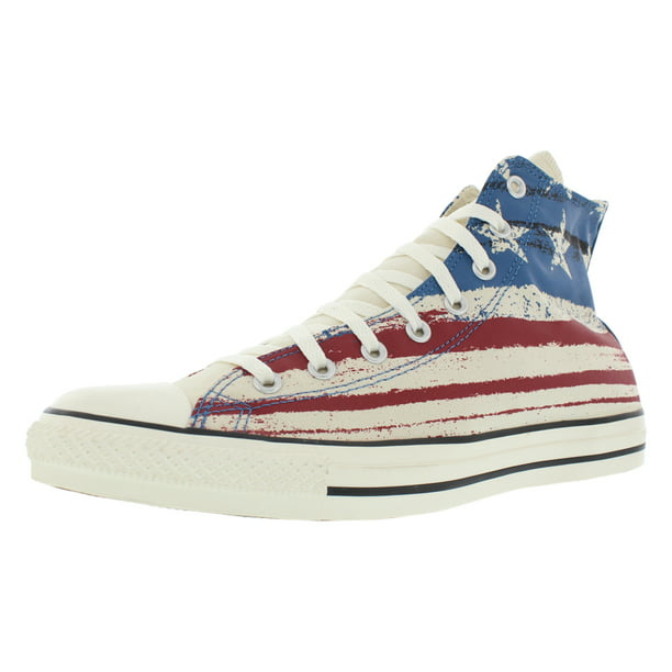 Acostumbrados a digerir Excesivo Converse Chuck Taylor All Star Hi USA Flag Print Shoes Size - Walmart.com
