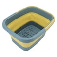 thumbnail image 2 of Foldable Foot Tub, Foldable Foot Tub Portable Silicone Foot Massage Bath Bucket Household Foot Spa Basin(Green), 2 of 8