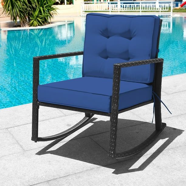 Navy clearance glider rocker