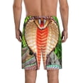 thumbnail image 4 of Lsque Cobra Snake Mens Sleep Pajama Shorts,Short Pajama Pants, Cotton Ultra-Soft Knit-Medium, 4 of 9