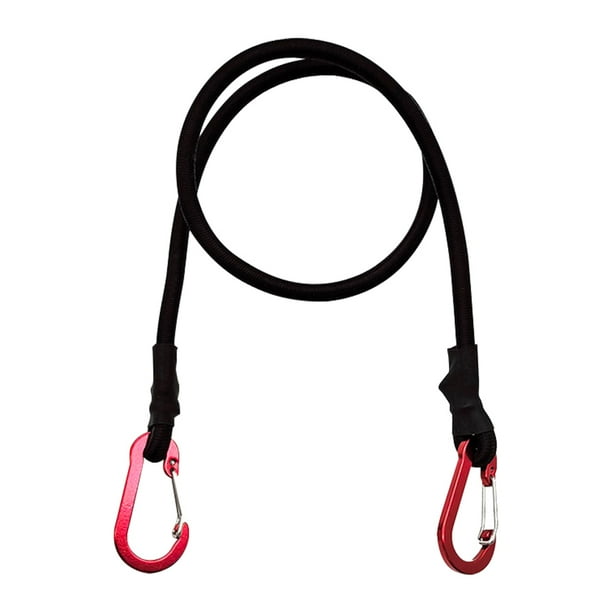 Cuerda elástica resistente mosquetón cuerda para embalaje de equipaje accesorios para acampar