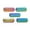 Beautiful, variant on 20pcs Word Charms Engraved Inspirational Alloy Pendants 21x8mm Rainbow Color-Brave