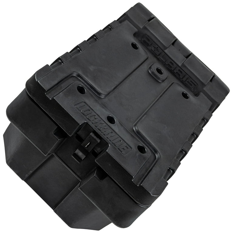 ブラック ストレージボックス 2コンパートメント Polaris 2883279 Lock & Ride Storage Box 2013-2020 Ranger 570