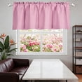 thumbnail image 4 of Blackout Valance Curtains Waterproof Soft Rod Pocket Valance for Kitchen and Bathroom Window Room Darkening Valances for Bedroom Gray M, 4 of 6