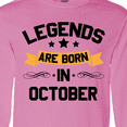 thumbnail image 4 of Inktastic legends are born in october Long Sleeve T-Shirt, 4 of 5