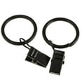 thumbnail image 4 of 12 Pack Curtain Rings with Clips, 25mm & 32mm Drapery Rings for Hanging Drapes, 4 of 5