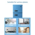 thumbnail image 6 of 3.5 Cu.ft Compact Refrigerator, Retro Mini Fridge with Freezer, Small Drink Chiller with 2 Door Adjustable Mechanical Thermostat for Home, Office,Dorm or RV Blue, 6 of 15