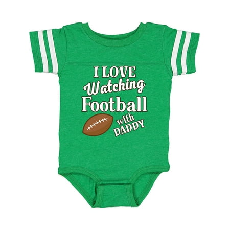 

Inktastic Football With Daddy Sports Gift Gift Baby Boy or Baby Girl Bodysuit