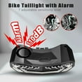 thumbnail image 2 of CHOK 5-in-1 Smart Bike Tail Light with Turn Signals and Brake Light  Bike Horn Bike Alarm USB Rechargeable Bike Rear Light with Remotes, 2 of 7