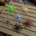 thumbnail image 5 of 6Pcs Lure TPE Bionic Sea Urchin Artificial Soft Bait Floating Water Ball Worm Creature Baits for Bass Fishing Saltwater Tackle Gear, 4 Inch, 5 of 5