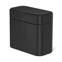 simplehuman Compost Caddy, Detachable and Countertop Bin, 4 Liter / 1.06 Gallon, Matte Black