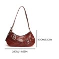 thumbnail image 2 of Bolso Vintage Con Asa Superior para Mujer Correa Ajustable PU Hombro Fresco Y2k, 2 of 9