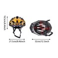 thumbnail image 5 of Mountain Bike Helmet, Lightweight Bicycle Helmet with Visor, One Piece Molding Mountain Bike and Road Bike Helmet for Men and Women, 5 of 9