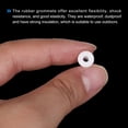 thumbnail image 4 of 20Pcs T Type Rubber Grommet Mount Dia 6mm ID 3.5mm H 9.5mm Seal Protection Flexible Hole Plugs White, 4 of 5