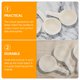 thumbnail image 3 of 3 unids exquisitos candeladores vela portátil soportes con asa (blanco), 3 of 7
