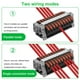 thumbnail image 5 of Paquete de 80 Terminales de Carril DIN, Terminales de Carril DIN -211 de 0,08-4 Mm², Kit de Bloque de Terminales Negro, Bloque de ConexióN EléCtrica, 5 of 7