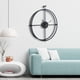 thumbnail image 4 of Relojes de pared industriales silenciosos para relojes de Punto Sunnimix Reloj de pared, 4 of 7