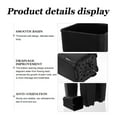 thumbnail image 3 of Phenofice 20Set Black Square Planter Nursery Pots for Home and Office Planting, 3 of 7