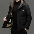thumbnail image 2 of Chaqueta corta de plumón 2024, abrigos de invierno con capucha para hombre, ropa de diseñador para hombre, plumón de pato, chaqueta acolchada para hombre, abrigos para hombre, 2 of 4