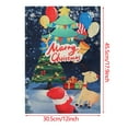 thumbnail image 4 of Drying Racks Christmas Garden Flag Vertical Double Sided Merry Christmas Yard Outdoor Decor, 4 of 6