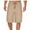 Khaki, variant on Zkozptok Men's Casual Shorts Elastic Waist Drawstring Baggy Shorts 3/4 Length Summer Knee Shorts with Pockets