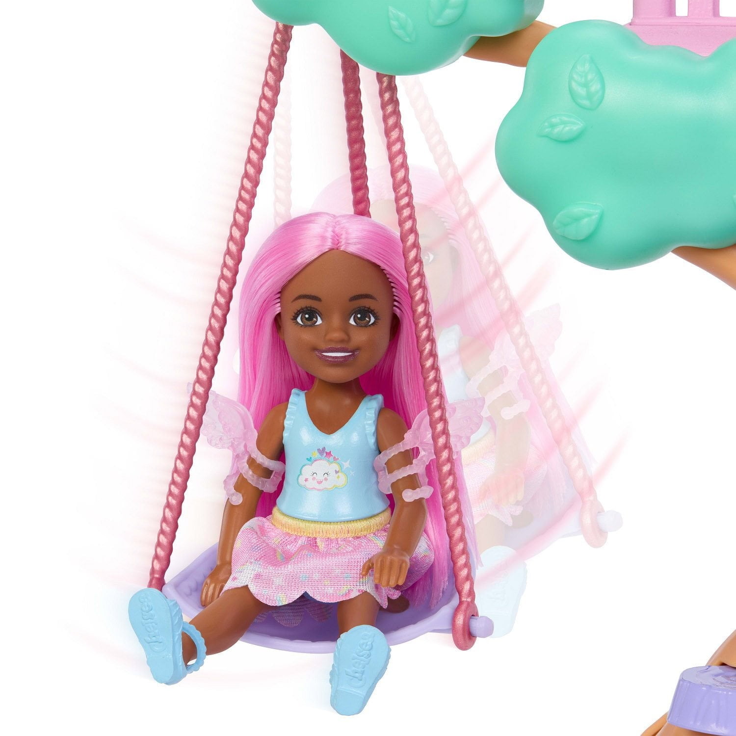 Barbie Fantasy Treehouse Playset with 2 Chelsea Dolls and Car