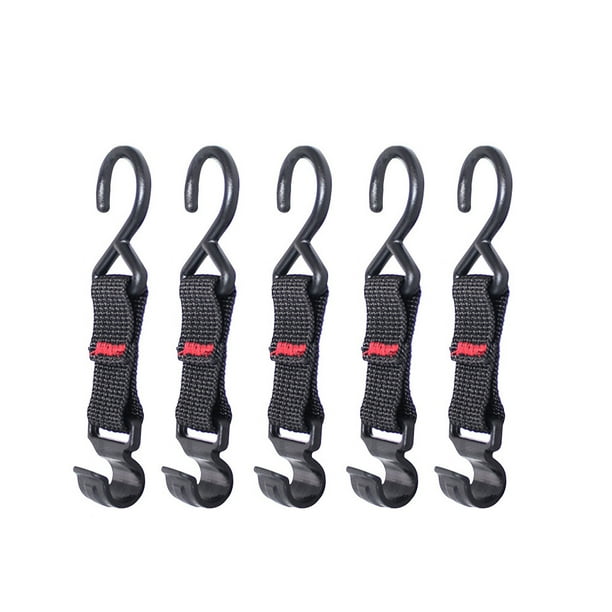 Soidarity Ganchos de almacenamiento de 5 piezas, colgador organizador portátil extraíble para acampar, accesorio organizador de Picnic para mochilero carpas S Soidarity OD022501-01B