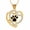 Gold, variant on Pet Heart Cremation Jewelry For Ashes For Dog/Cat Paw Print Urn Necklace for Ashes Stainless Steel Memorial Locket Paw Print Pet Heart Memorial Keepsake Jewelry