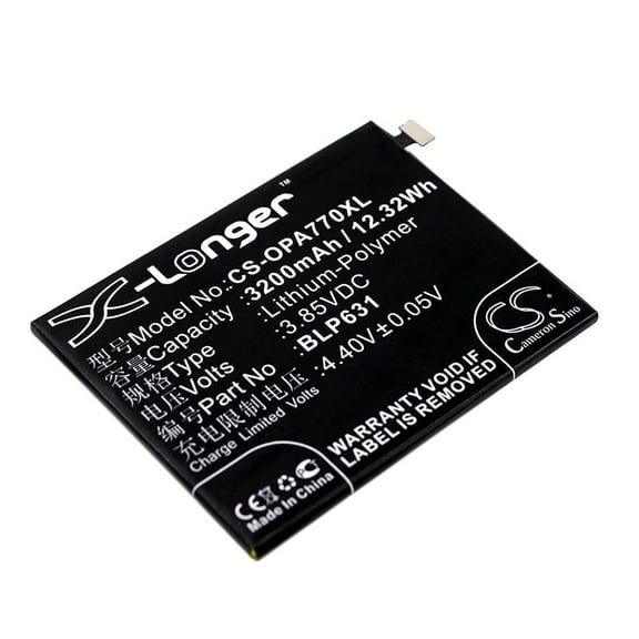 3200mAh BLP631 Battery for OPPO F5 Youth Dual SIM TD-LTE F1s 2017 Dual SIM LTE
