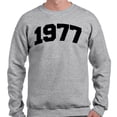 thumbnail image 2 of 1977 College Style Long Sleeve Shirt Unisex Small Grey, 2 of 5