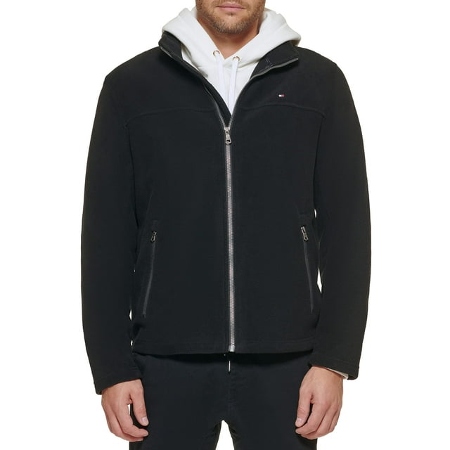 Chaqueta Tommy Hilfiger clásica de forro polar con cremallera frontal para hombre
