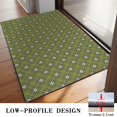 thumbnail image 3 of Green White Checkerboard Green Pattern Indoor Door Mat 20”x32", Washable Non-Slip Decorative Rug for Entrance, Kitchen, Bathroom, 3 of 6
